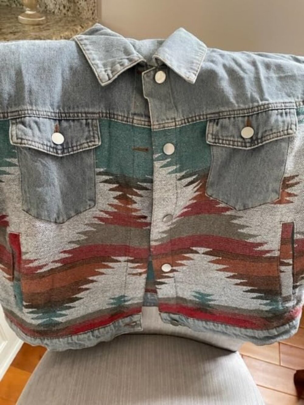 Womens oversized denim jacket